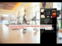 ऑरेकल टच और अंतर्निहित जल निस्पंदन के साथ वाणिज्यिक स्थायी एस्प्रेसो मशीन