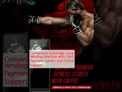 कार्ड भुगतान प्रणाली और ऑनलाइन सहायता के साथ सुविधाजनक स्वचालित जूस वेंडिंग मशीन