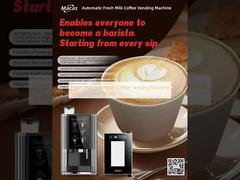 Fresh Milk Automatic Coffee Vending Machine suits in Coffee ShopS