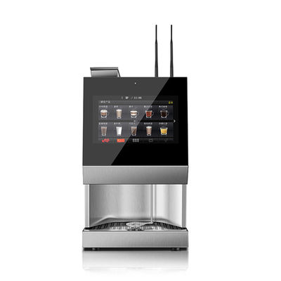 स्टेनलेस स्टील गर्म और ठंडा वाणिज्यिक कॉफी वेंडिंग मशीन 2700W
