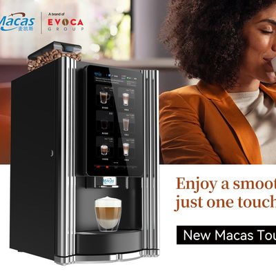 एस्प्रेसो कॉफी स्मार्ट काउंटरटॉप कॉफी वेंडिंग मशीन 220V 50Hz