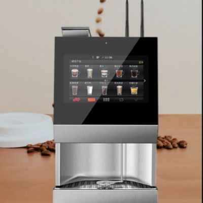 नल जल कनेक्शन के साथ DIY मेनू काउंटरटॉप कॉफी वेंडिंग मशीन