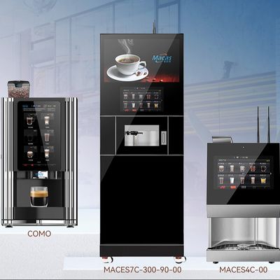 स्टेनलेस स्टील 304 स्व-सेवा मंजिल खड़े कॉफी मशीन 220V 50Hz