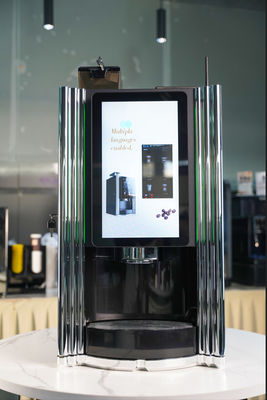 खरीदें वाणिज्यिक कॉफी वेंडिंग मशीन में ब्लैक ड्रिंक का चयन AC220V/50HZ 110V/60Hz रेटेड वोल्टेज के साथ ऑनलाइन निर्माण