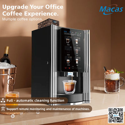 खरीदें Commercial Bean To Cup Cappuccino Coffee Vending Machine with 15.6inch Touch Screen Hot drinks ऑनलाइन निर्माण